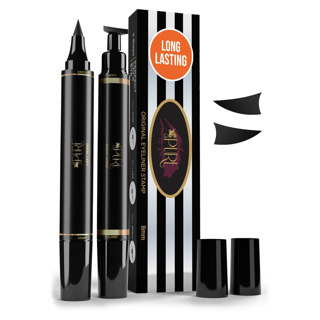 Original Eyeliner Stamp 2 DoubleSided Pens (8 mm)