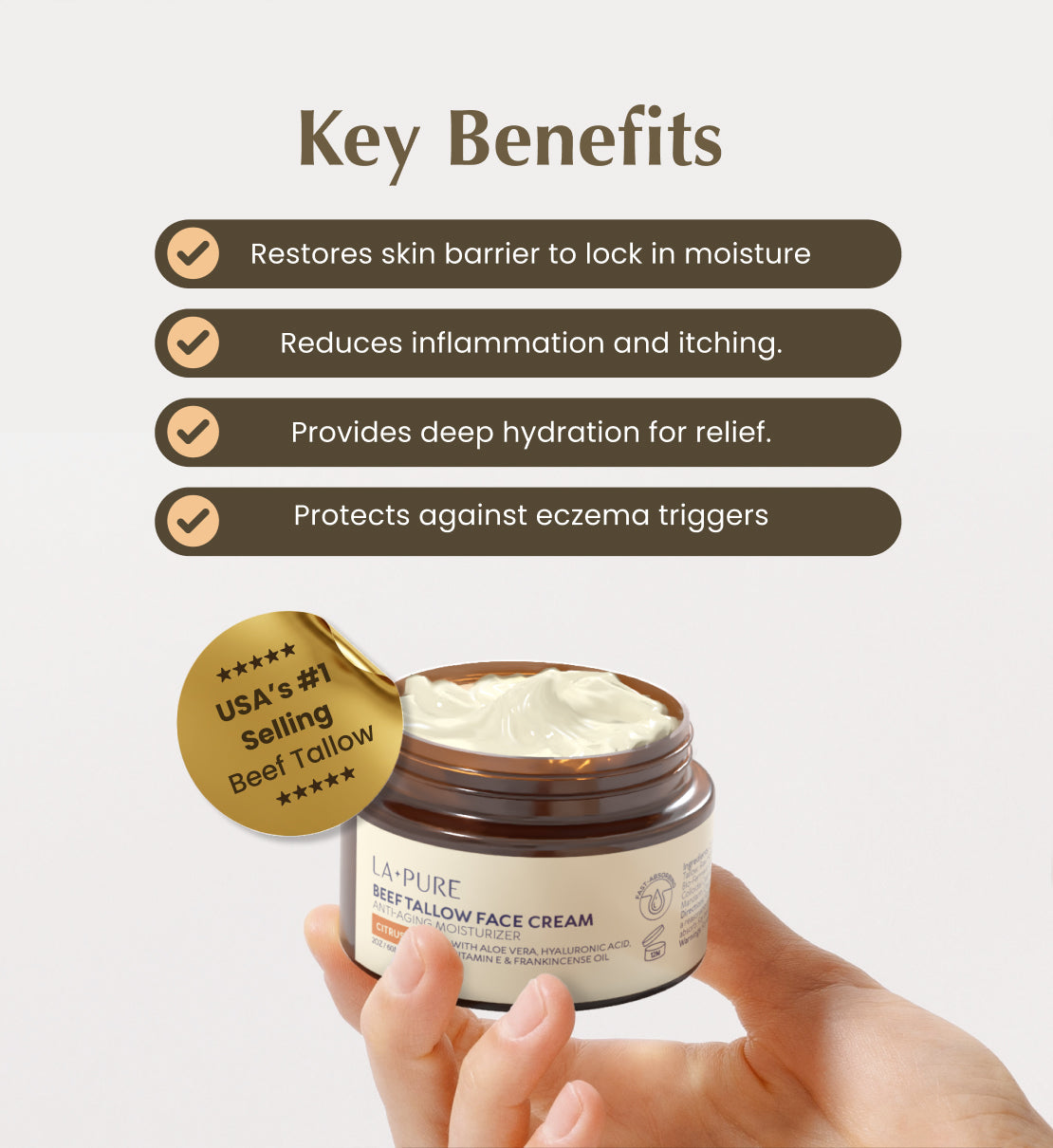 Beef Tallow Face Cream