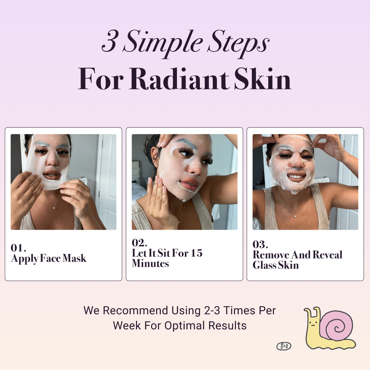 Snail Mucin Face Masks