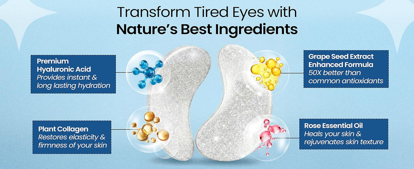 Nature's best ingredients for tired eyes