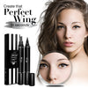 Original Eyeliner Stamp by LA PURE (2 Pens) - 2 double-sided pens (8mm Casual Flick)