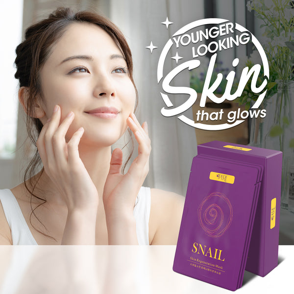 Snail Skin Regeneration Korean Facial Mask (Pack of 10)
