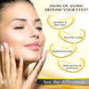 LA PURE Luxury 24k Gold Eye Masks with Hyaluronic Acid